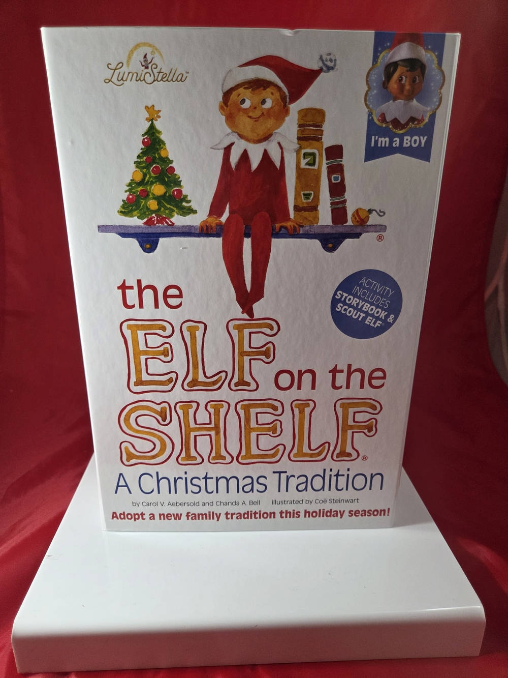 Elf on the Shelf - Red Elf Figure I AM A BOY...